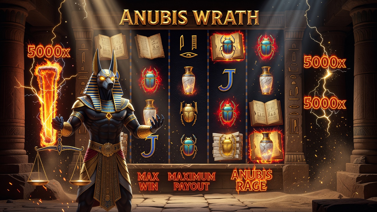 Anubis Wrath: Max Win and Maximum Payout from the Legendary Anubis Slot (Anubis Rage)