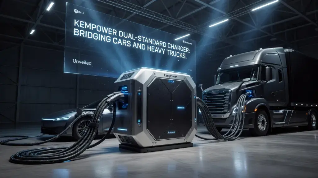 Kempower Unveils Dual-Standard Charger Bridging Cars and Heavy Trucks